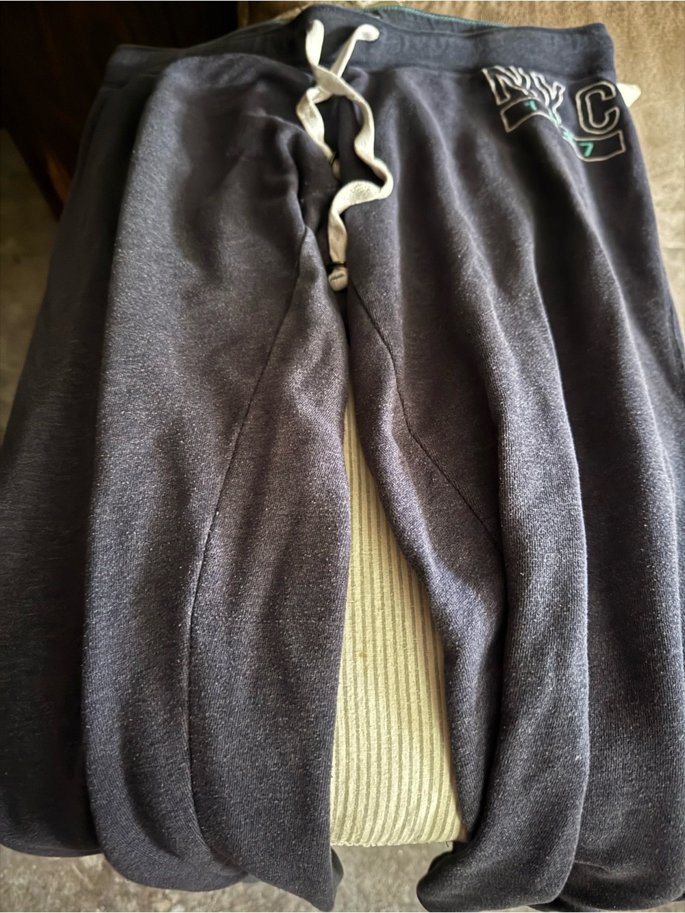 Junior Navy Blue Cozy Drawstring Joggers